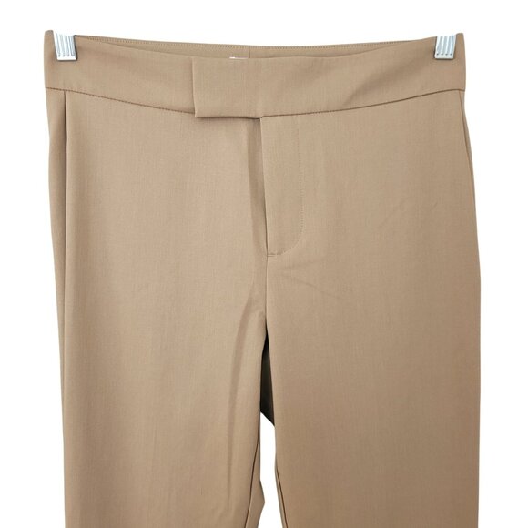 Ecru Lafayette Flare Leg Trousers Womens Size 4 Camel Career NWT - Picture 4 of 7